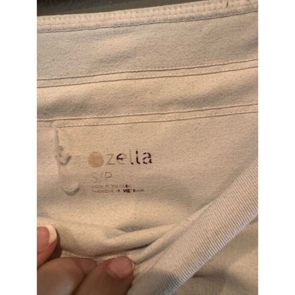 Zella Women's Size Small High Waisted Athletic Leggings Gray/Pink - Picture 3 of 3